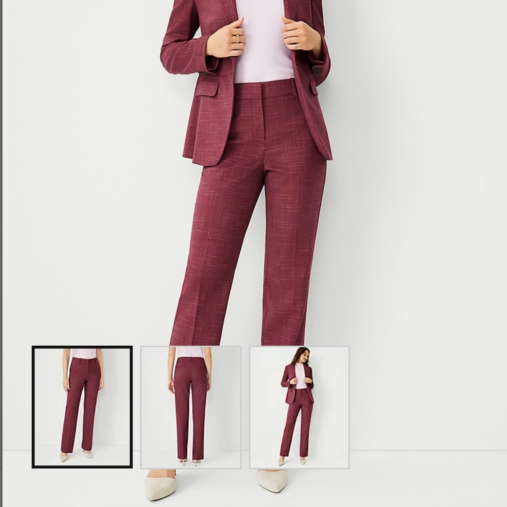 Ann Taylor, 8 petite, maroon